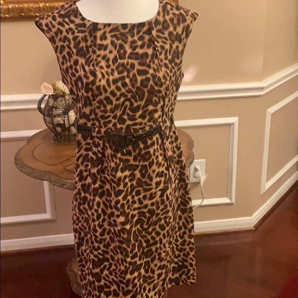 Animal Print Dress.